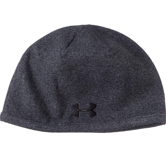 UNDER ARMOUR BLUE COLDGEAR INFRARED FLEECE BEANIE - Picture 5 of 9